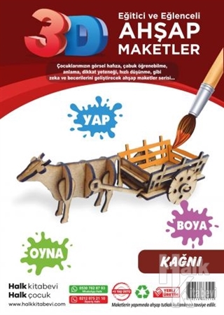 Kağnı Ahşap Maket - Halkkitabevi