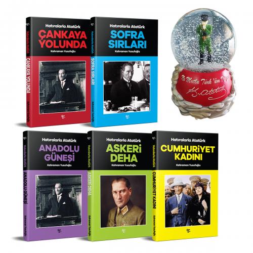 İzmir Marşlı Atatürk Su Küresi ve Hatıralarla Atatürk Seti - Halkkitab