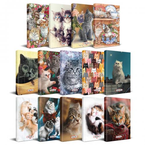 Kedi Temalı Süresiz Planlama Defter Seti - 14 Defter - Halkkitabevi