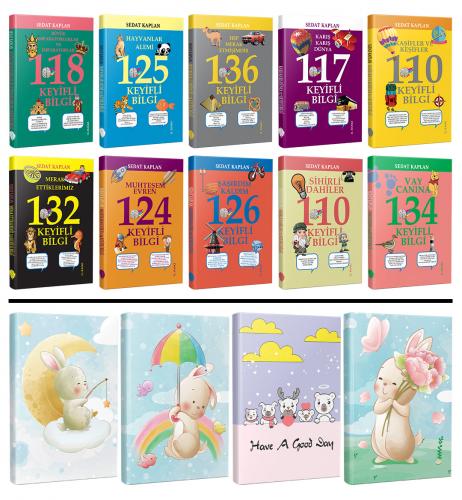 Keyifli Bilgiler 10 Kitap ve 4 Defter -1