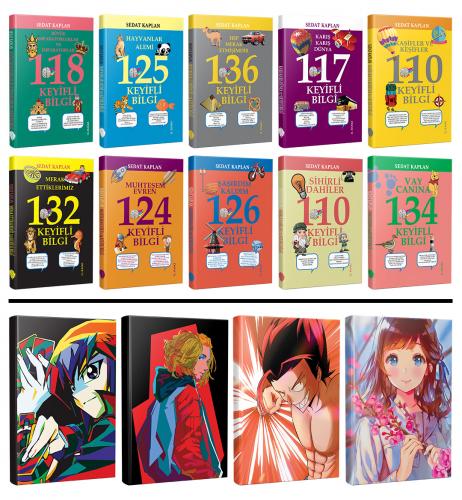Keyifli Bilgiler 10 Kitap ve 4 Defter -7