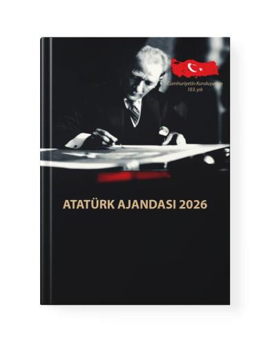 Kişiye Özel 2026 Atatürk Ciltli Ajanda ve Atatürk Gemici Takvim - İmza
