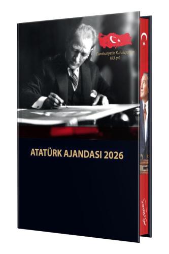 Kişiye Özel 2026 Atatürk Ciltli Ajanda ve Benzinli Çakmak - Halkkitabe