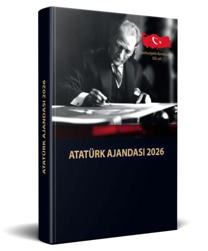 Kişiye Özel 2026 Atatürk Ciltli Ajanda ve Müzkli ve Işıklı İzmir Marşı