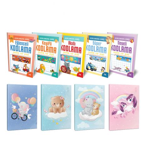 Kodlamaya Giriş 5li Kitap Seti ve 4 Defter-3 - Halkkitabevi