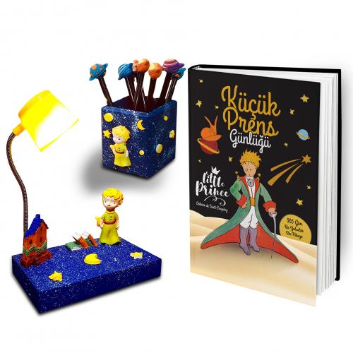 Küçük Prens Günlüğü - Masa Lambası ve Kalemlik