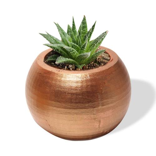 Küre Beton Saksı - Bakır - Halkkitabevi