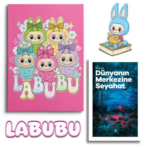 Labubu Family Defter ve Dünyanın Merkezine Seyahat Jules Verne - Halkk