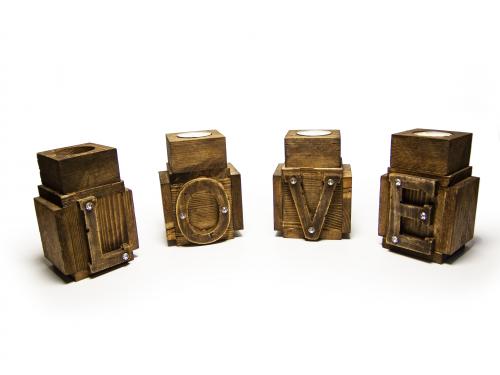 Love 4'lü Mumluk Seti