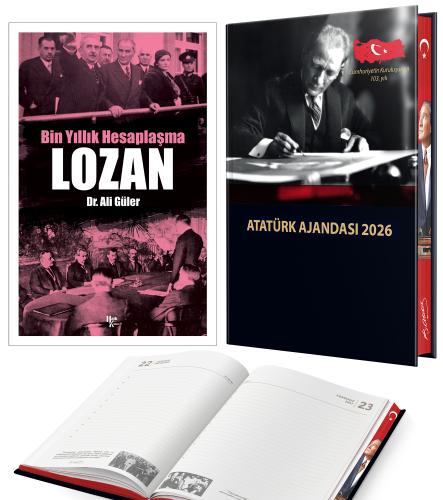 Lozan - Ali Güler ve 2026 Atatürk Ciltli Ajanda - Halkkitabevi