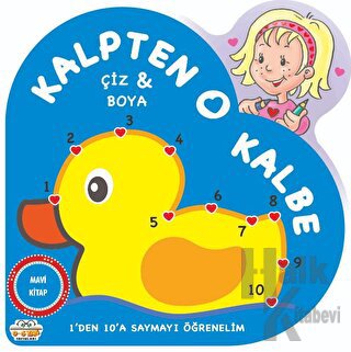 Mavi Kitap - Kalpten Kalbe - Çiz/Boya - Halkkitabevi