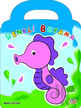Mavi Kitap - Renkli Boyama - Halkkitabevi