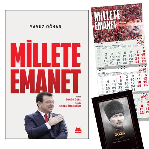 Millete Emanet ve Gemici Duvar Takvimi-ME - Komutan 2026 Ajanda