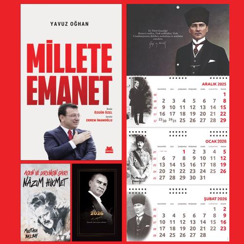 Millete Emanet ve Nazım Hikmet - Gazi Paşa Ajanda - Gazi Duvar Takvimi