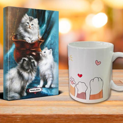 Minik Patiler Ajanda Sevimli Patiler Kupa Seti - Halkkitabevi