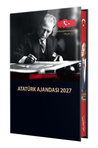 2027 Atatürk Ajandası - Ciltli - Halkkitabevi