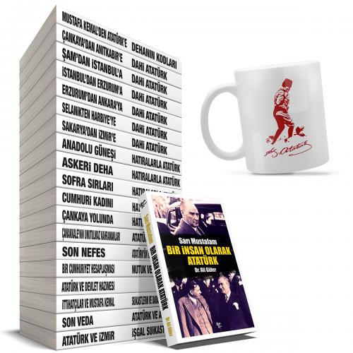Mustafa Kemal'den Atatürk'e Seti - 20 Kitap ve Atatürk Kupa Bardak