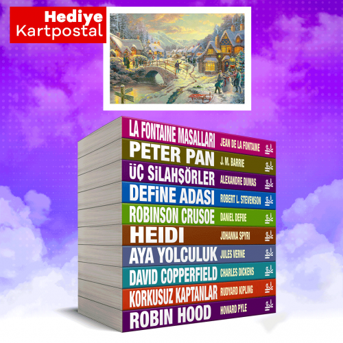 Okumayı Sevdiren Kitaplar 10 Kitap ve Kartpostal