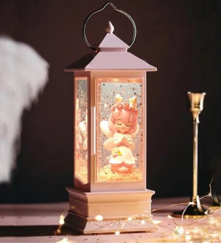 Orman Perisi Kar Küresi Gece Lambası