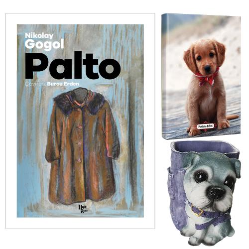 Palto - Nikolay Gogol ve Dekoratif Köpek Kalemlik - Masum Köpek Planlama Defteri