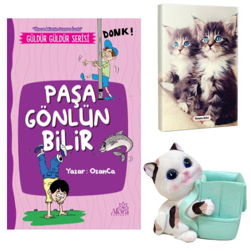 Paşa Gönlün Bilir - Maviş Kediler Planlama Defteri ve Sevimli Kedi Kalemlik