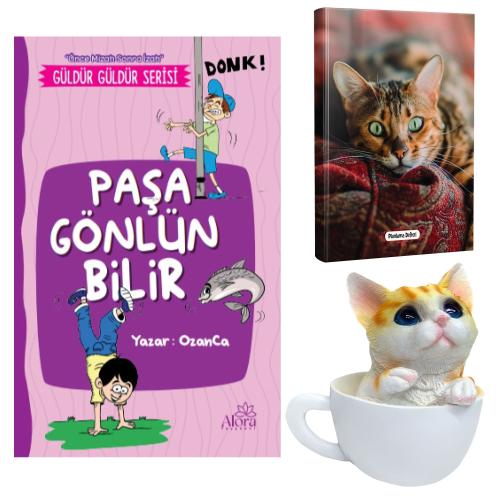 Paşa Gönlün Bilir - Şaşkın Kedi Planlama Defteri ve Fincanda Kedi Kumbara