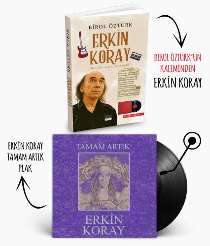 Plaklı Kitaplar - Erkin Koray - Tamam Artık Plak - Halkkitabevi