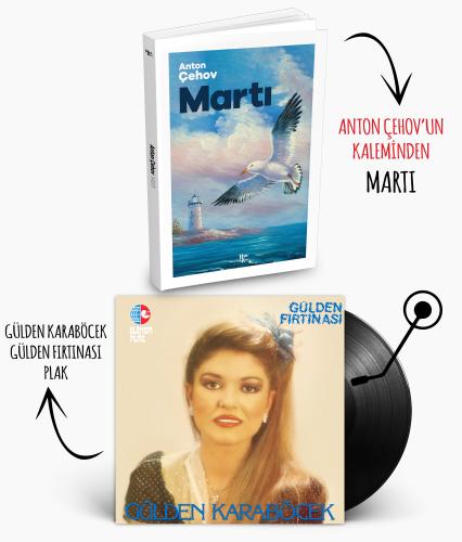 Plaklı Kitaplar - Martı - Gülden Karaböcek - Gülden Fırtınası Plak - H
