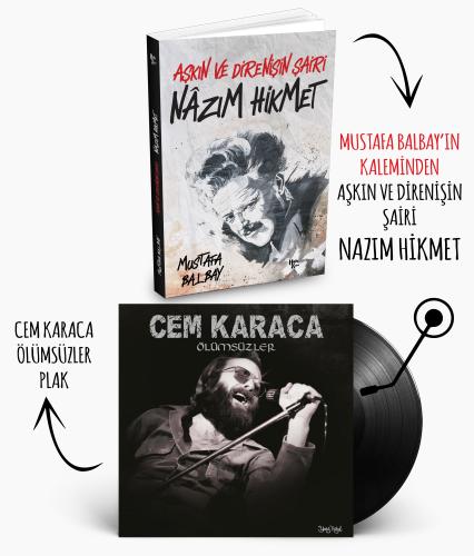 Plaklı Kitaplar - Nazım Hikmet - Cem Karaca Ölümsüzler Plak
