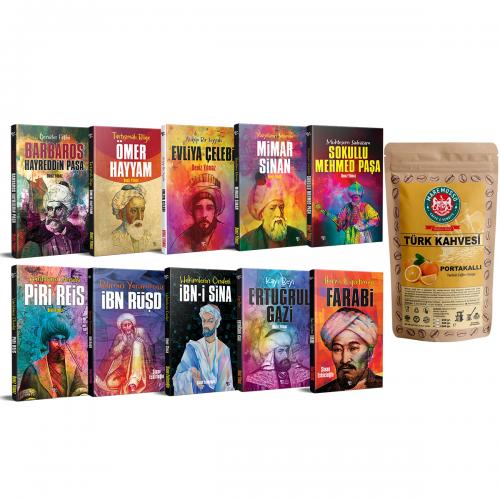 Müslüman Bilim Öncüleri&Portakallı Türk Kahvesi Seti