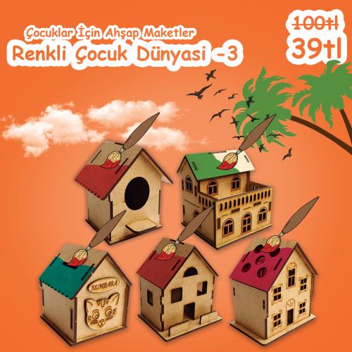 Renkli Çocuk Dünyası Serisi -3 - Halkkitabevi