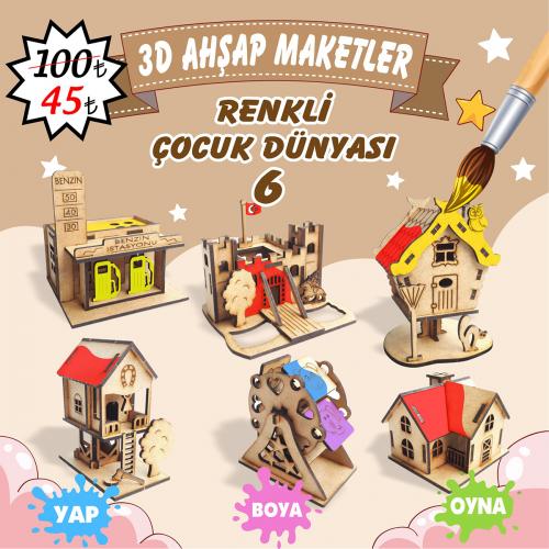 Renkli Çocuk Dünyası Serisi -6 - Halkkitabevi