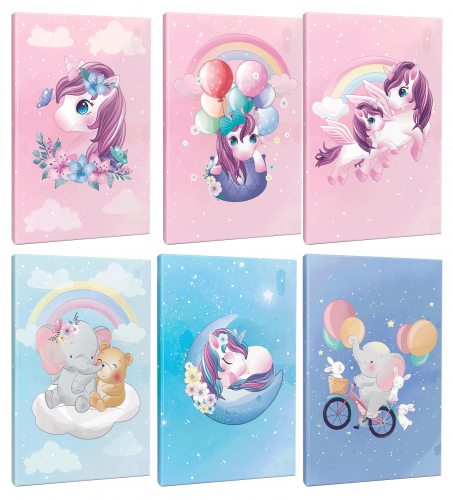 Rüyalar Alemi 6lı 64 Sayfa Çizgili Okul Defteri Seti -2