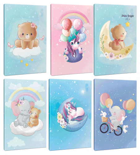 Rüyalar Alemi 6lı 64 Sayfa Çizgili Okul Defteri Seti -4 - Halkkitabevi