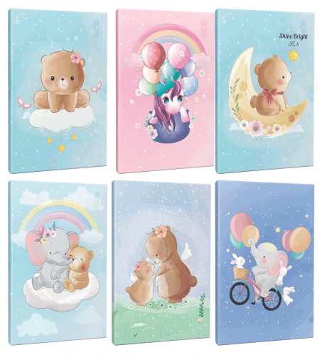 Rüyalar Alemi 6lı 64 Sayfa Çizgili Okul Defteri Seti -5 - Halkkitabevi