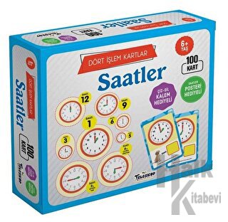 Saatler 6 Yaş Dört İşlem Kartlar - Halkkitabevi
