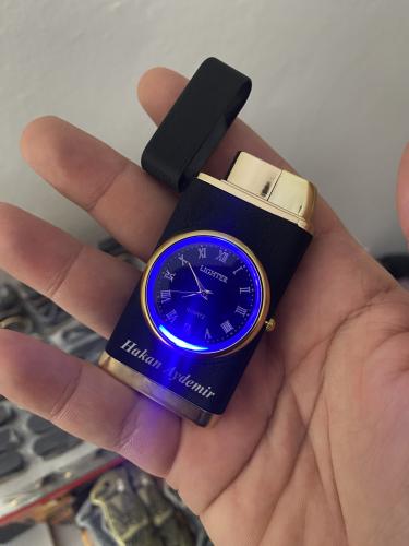 Kişiye Özel - Siyah Saatli Çakmak - Halkkitabevi