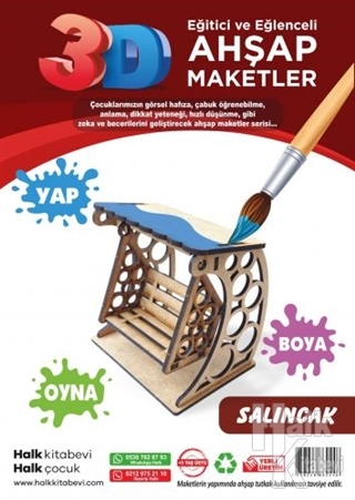 Salıncak Ahşap Maket - Halkkitabevi