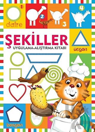 Şekiller / Uygulama - Alıştırma Kitabı - Halkkitabevi