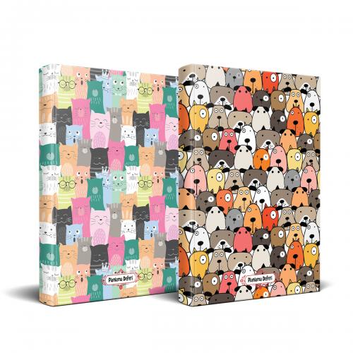 Kedi Temalı Planlama Defteri Seti - Sevimli Kulaklar ve Şaşkın Kulaklar