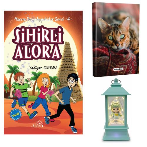 Sihirli Alora - Şaşkın Kedi Planlama Defteri ve Tavşanlı Kız Fener Tip