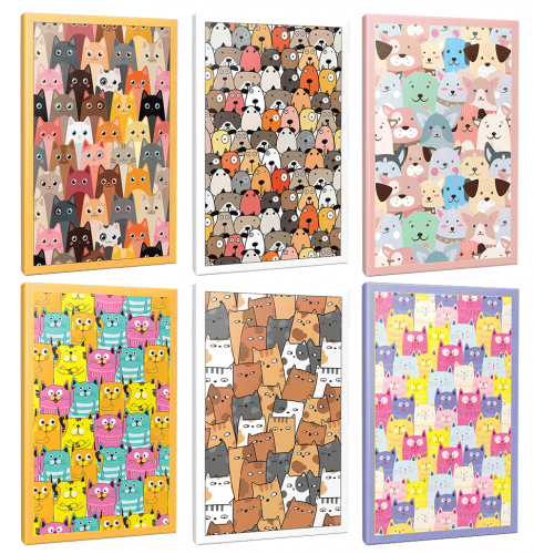 Sivri Kulaklar 6lı 64 Sayfa Çizgili Okul Defteri Seti -3 - Halkkitabe