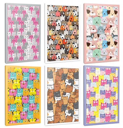 Sivri Kulaklar 6lı 64 Sayfa Çizgili Okul Defteri Seti -4 - Halkkitabe