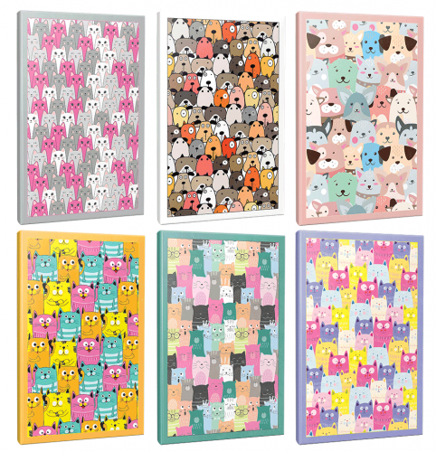 Sivri Kulaklar 6lı 64 Sayfa Çizgili Okul Defteri Seti -5 - Halkkitabe