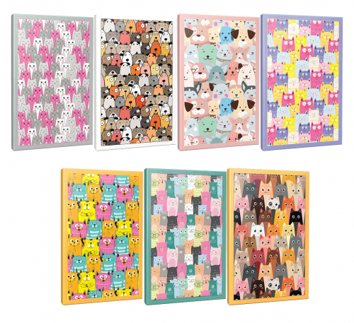 Sivri Kulaklar 7li 64 Sayfa Çizgili Okul Defteri Seti -1 - Halkkitabe