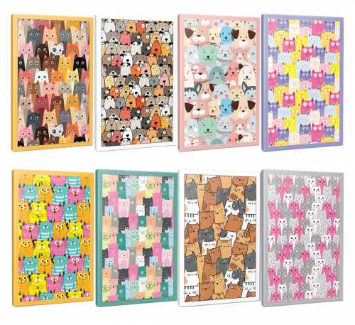 Sivri Kulaklar 8li 64 Sayfa Çizgili Okul Defteri Seti -4 - Halkkitabe