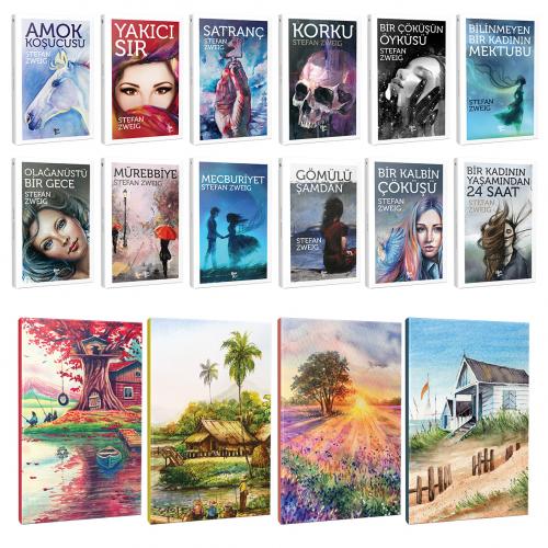 Stefan Zweig 12 Kitap Bir Arada ve 4 Defter -1 - Halkkitabevi
