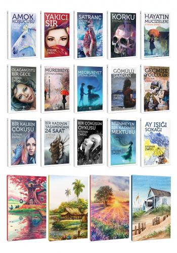 Stefan Zweig 15 Kitap Bir Arada ve 4 Defter - Halkkitabevi