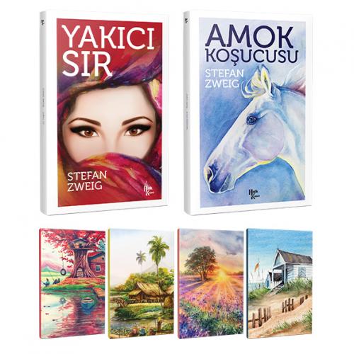 Stefan Zweig 2 Kitap Bir Arada ve 4 Defter -7 - Halkkitabevi