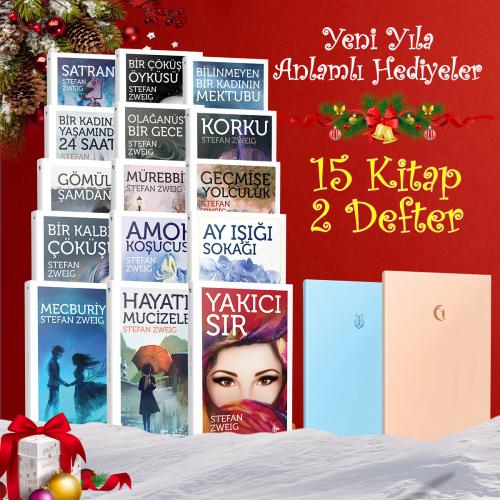 Stefan Zweig Seti - 15 Kitap 2 Defter -1 - Halkkitabevi